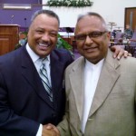 Dr. Fred Luter (left) President of the Southern Baptist Convention with Business Men in Christ President Bernie Lutchman (Springfield, Il)