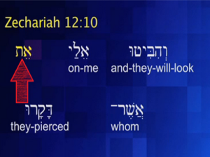 THE SIGNATURE OF JESUS APPEARS IN GENESIS 1:1; NUMBERS 15:39; ZECHARIAH 12:10